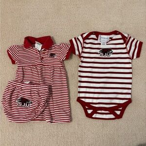SJU Baby Striped Outfit Set